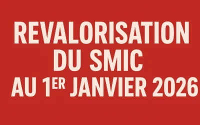 Revalorisation du SMIC au 1er janvier 2026
