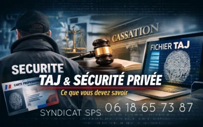 TAJ et sécurité privée : une décision majeure de la Cour de cassation à connaître absolument.