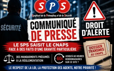 Temps de travail : le Syndicat SPS dénonce des pratiques inacceptables dans la sécurité privée.