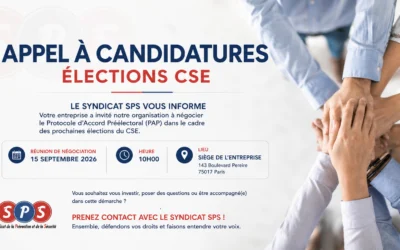APPEL AUX SALARIÉS – ÉLECTIONS CSE VIGILA FRANCE.